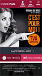 Mobile Screenshot of cuisine-plus.fr